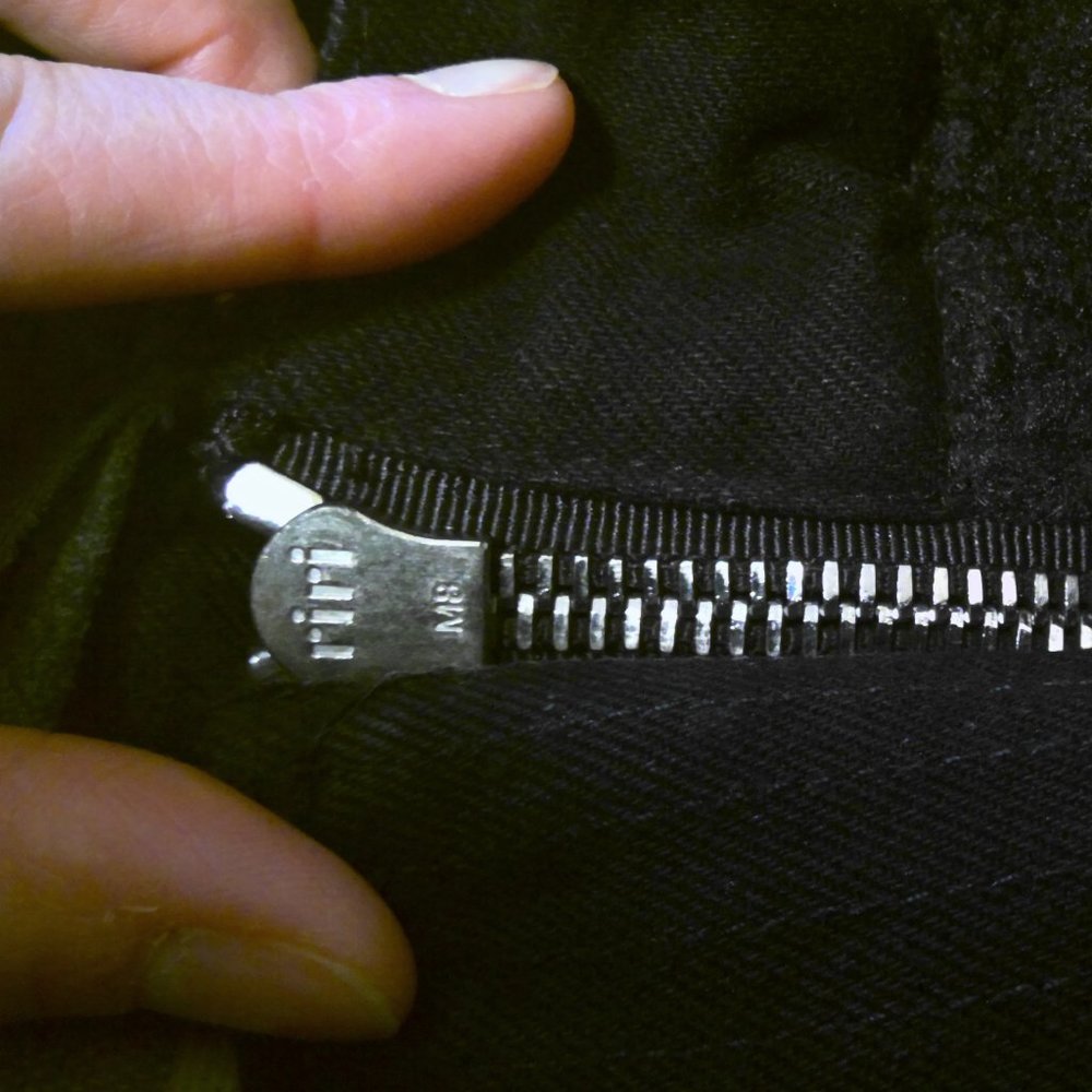 Amiri Killmonger Black Denim Shearling Jacket Size Large - Picture 9 of 12